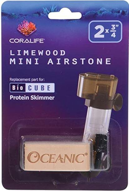 6) Coralife 8524 Linewood Mini Airstone For Biocube Protein Skimmer