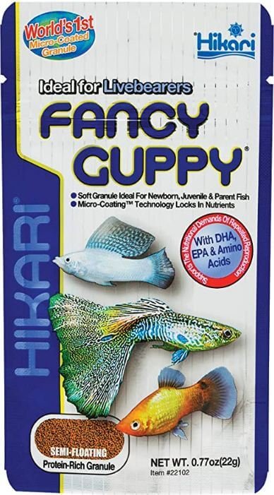 6) Tropical Fancy Guppy Fish Food