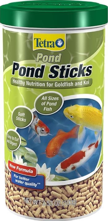 11- TetraPond Fish Food (Pond Sticks 3.5 Ounces)